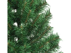 vidaXL Künstlicher Halber Weihnachtsbaum mit Ständer Grün 210 cm PVC