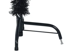 vidaXL Künstlicher Halb-Weihnachtsbaum mit Ständer Schwarz 150 cm PVC