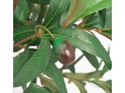 vidaXL Künstlicher Lorbeerbaum mit Topf 120 cm Grün