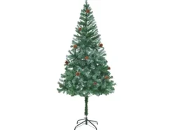 vidaXL Künstlicher Weihnachtsbaum mit Tannenzapfen 180 cm
