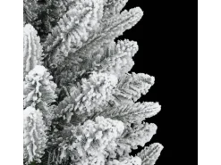 vidaXL Künstlicher Weihnachtsbaum Beschneit 210 cm PVC PE