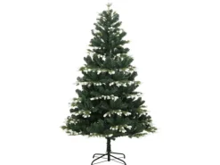 vidaXL Künstlicher Weihnachtsbaum Klappbar Beschneit 180 cm Modell 2