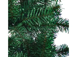 vidaXL Künstlicher Weihnachtsbaum Schillernde Spitzen Grün 180 cm PVC