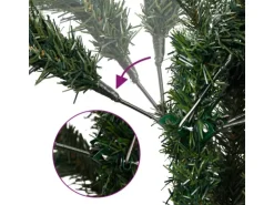 vidaXL Künstlicher Weihnachtsbaum Klappbar mit Ständer 240 cm Modell 2