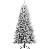 vidaXL Künstlicher Weihnachtsbaum Beschneit 120 cm PVC&PE