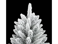 vidaXL Künstlicher Weihnachtsbaum Beschneit 120 cm PVC&PE