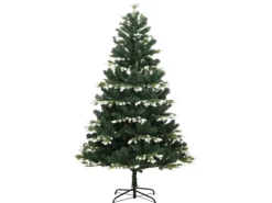 vidaXL Künstlicher Weihnachtsbaum Klappbar Beschneit 240 cm Modell 3