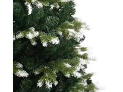 vidaXL Künstlicher Weihnachtsbaum Klappbar Beschneit 240 cm Modell 3