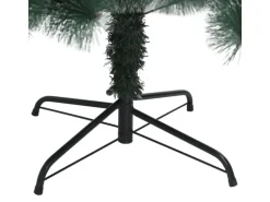 vidaXL Künstlicher Weihnachtsbaum mit Ständer Grün 210cm PET