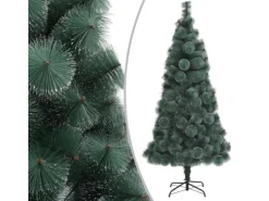 vidaXL Künstlicher Weihnachtsbaum mit Ständer Grün 210cm PET