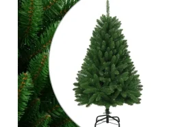 vidaXL Künstlicher Weihnachtsbaum Klappbar mit Ständer Grün 150 cm