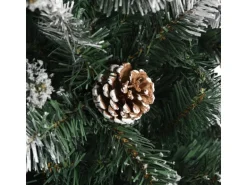 vidaXL Künstlicher Weihnachtsbaum mit Ständer Grün 180 cm PVC Modell 1