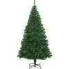 vidaXL Künstlicher Weihnachtsbaum mit Dicken Zweigen Grün 210 cm PVC