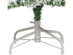 vidaXL Künstlicher Weihnachtsbaum Klappbar Beschneit 180 cm Modell 4