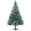 vidaXL Künstlicher Weihnachtsbaum mit Tannenzapfen  150 cm