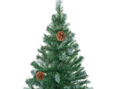 vidaXL Künstlicher Weihnachtsbaum mit Tannenzapfen  150 cm