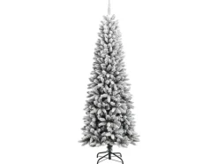 vidaXL Künstlicher Weihnachtsbaum Beschneit 240 cm PVC PE