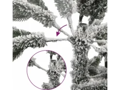 vidaXL Künstlicher Weihnachtsbaum Klappbar Beschneit 180 cm Modell 5