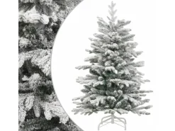 vidaXL Künstlicher Weihnachtsbaum Klappbar Beschneit 180 cm Modell 5