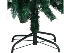 vidaXL Künstlicher Weihnachtsbaum mit Zapfen und Schnee 180 cm