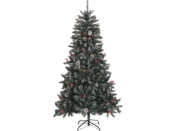 vidaXL Künstlicher Weihnachtsbaum mit Ständer Grün 180 cm PVC