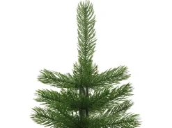 vidaXL Künstlicher Weihnachtsbaum mit Ständer Schlank 210 cm PE