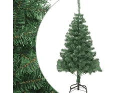 vidaXL Künstlicher Weihnachtsbaum Stahl-Ständer 210 cm 910 Zweige