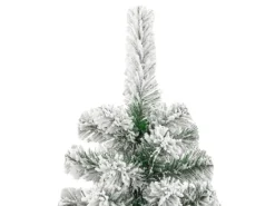 vidaXL Künstlicher Weihnachtsbaum Klappbar Beschneit 210 cm Modell 4