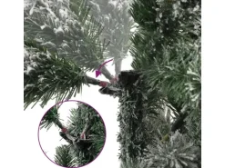 vidaXL Künstlicher Weihnachtsbaum Klappbar Beschneit 210 cm Modell 4