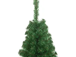 vidaXL Künstlicher Weihnachtsbaum mit Dicken Zweigen Grün 150 cm PVC