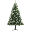 vidaXL Künstlicher Weihnachtsbaum Klappbar Beschneit 240 cm Modell 4
