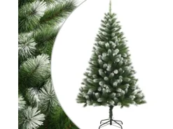 vidaXL Künstlicher Weihnachtsbaum Klappbar Beschneit 240 cm Modell 4