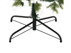 vidaXL Künstlicher Weihnachtsbaum Klappbar Beschneit 120 cm Modell 2