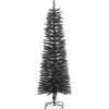 vidaXL Künstlicher Weihnachtsbaum mit Ständer Schlank Grün 150 cm PVC