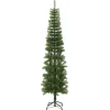 vidaXL Künstlicher Weihnachtsbaum mit Ständer Schlank 240 cm PE