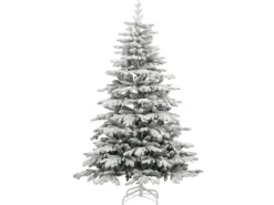 vidaXL Künstlicher Weihnachtsbaum Klappbar Beschneit 240 cm Modell 2