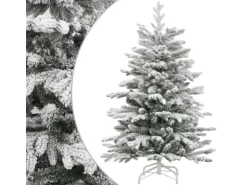 vidaXL Künstlicher Weihnachtsbaum Klappbar Beschneit 240 cm Modell 2