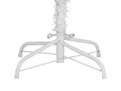 vidaXL Künstlicher Weihnachtsbaum Klappbar mit Ständer Weiß 240 cm