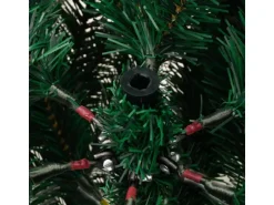 vidaXL Künstlicher Weihnachtsbaum Klappbar mit Zapfen Beeren 120 cm