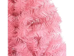 vidaXL Künstlicher Weihnachtsbaum mit Ständer Rosa 180 cm PVC