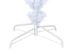 vidaXL Künstlicher Weihnachtsbaum mit Ständer Umgekehrt Weiß 210 cm