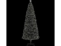 vidaXL Künstlicher Weihnachtsbaum mit Ständer/LED 240 cm Fiberoptik Modell 1
