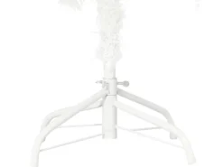 vidaXL Künstlicher Weihnachtsbaum Naturgetreue Nadeln Weiß 210 cm