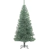 vidaXL Künstlicher Weihnachtsbaum Beschneit Grün 210 cm