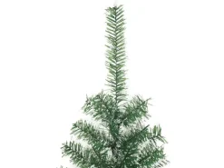 vidaXL Künstlicher Weihnachtsbaum Beschneit Grün 210 cm