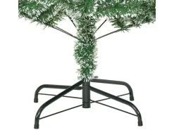 vidaXL Künstlicher Weihnachtsbaum Beschneit Grün 210 cm