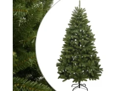 vidaXL Künstlicher Weihnachtsbaum Klappbar mit Ständer Grün 240 cm