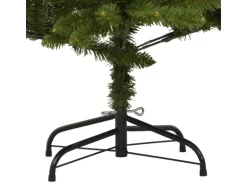 vidaXL Künstlicher Weihnachtsbaum Klappbar mit Ständer Grün 240 cm