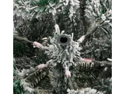 vidaXL Künstlicher Weihnachtsbaum Klappbar Beschneit 150 cm Modell 5