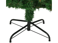 vidaXL Künstlicher Weihnachtsbaum mit Dicken Zweigen Grün 240 cm PVC